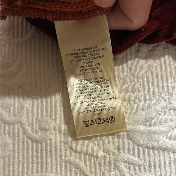 We The Free Free People Velvet Joggers with Billowy Silhouette. NEW. Boho - Picture 8 of 11